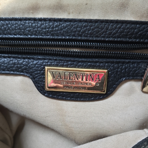 Valentina Black and Tan Leather Backpack main image 6